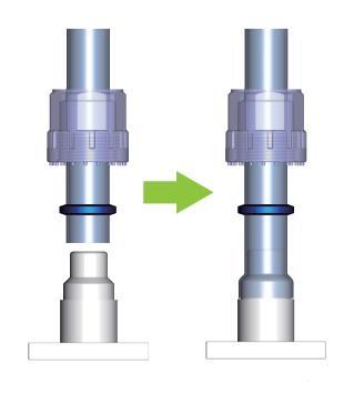 PFA flaring type fitting - flared tool